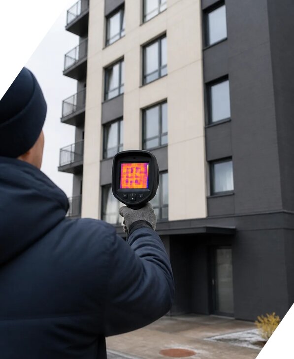 Тепловизионное обследование зданий в Кронштадте от 5217 р. | ЭкспертизаРоссия