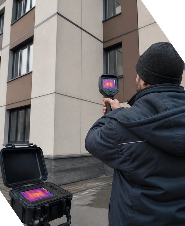 Тепловизионное обследование зданий и сооружений в Кронштадте